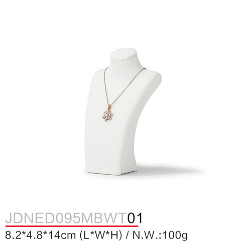 5.5-Inch-jewelry-mannequin-display-white-velvet-jewelry-neck-display-mannequin-necklace-holder-velvet-necklace-display